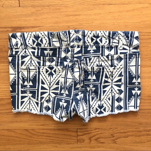 Aztec Print Shorts - Picture 2 of 3